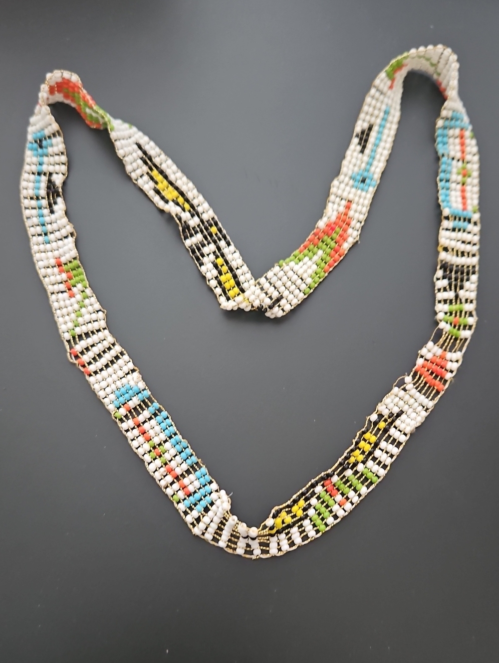 Handmade Native American Beaded Necklace
